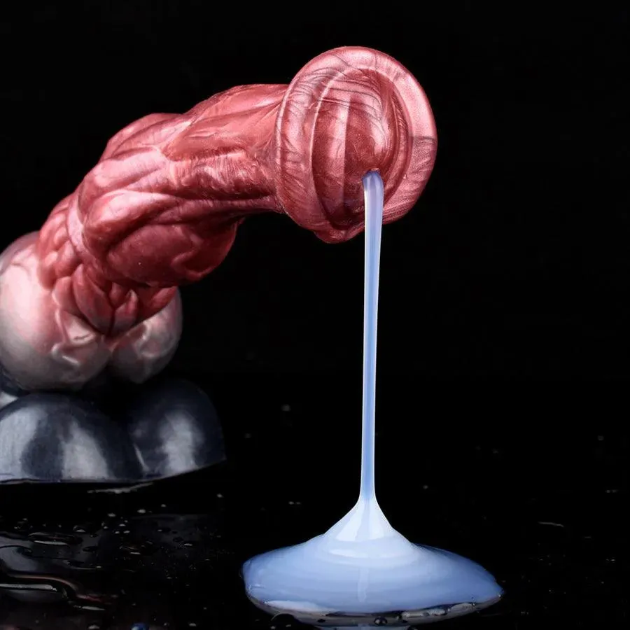 10 Inches Life Like Ejaculating Suction Cup Horse Dildo