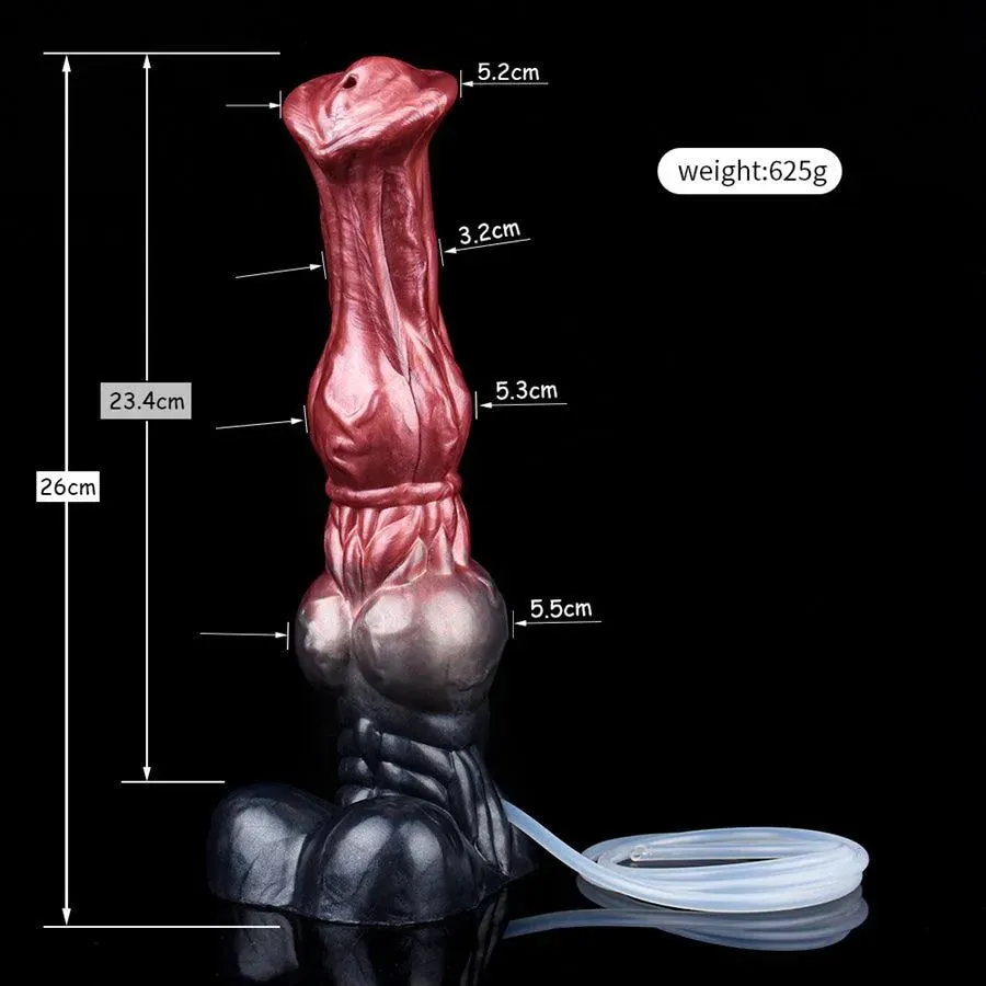 10 Inches Life Like Ejaculating Suction Cup Horse Dildo