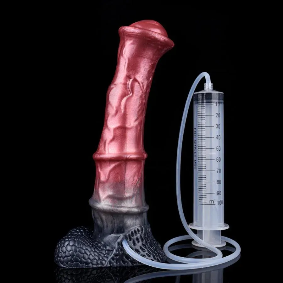 10 Inches Realistic Squirting Horse Cock Dildo