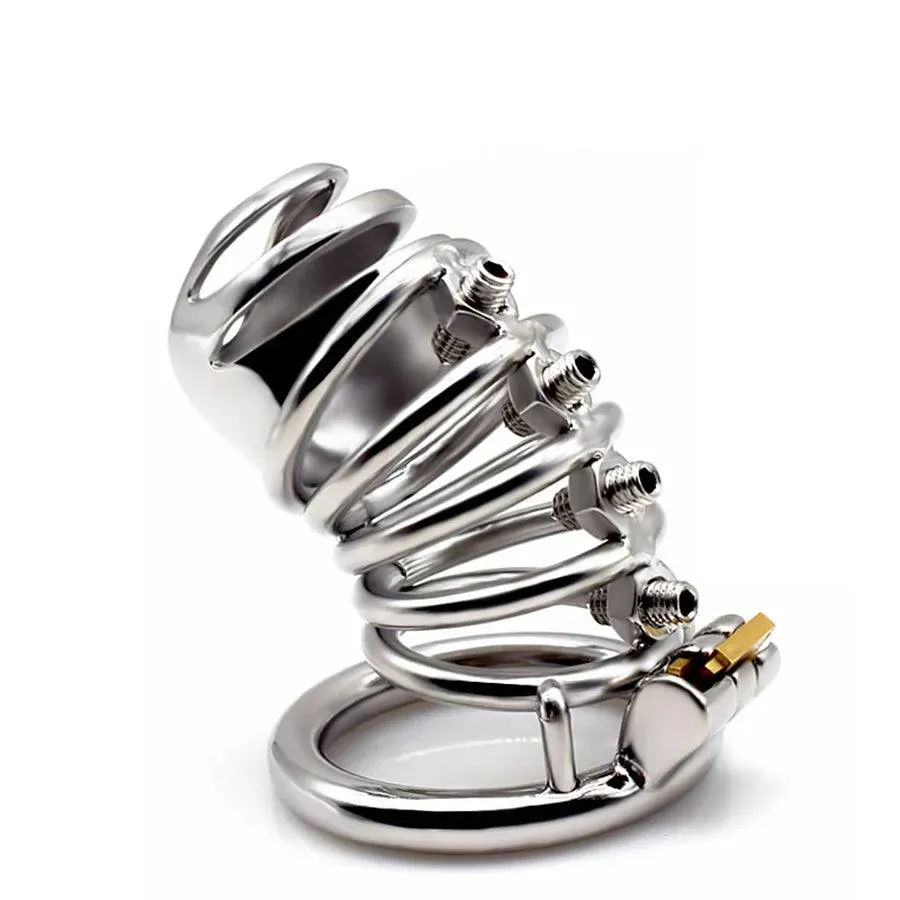 110mm Steel Male Cock Lock BDSM Toy