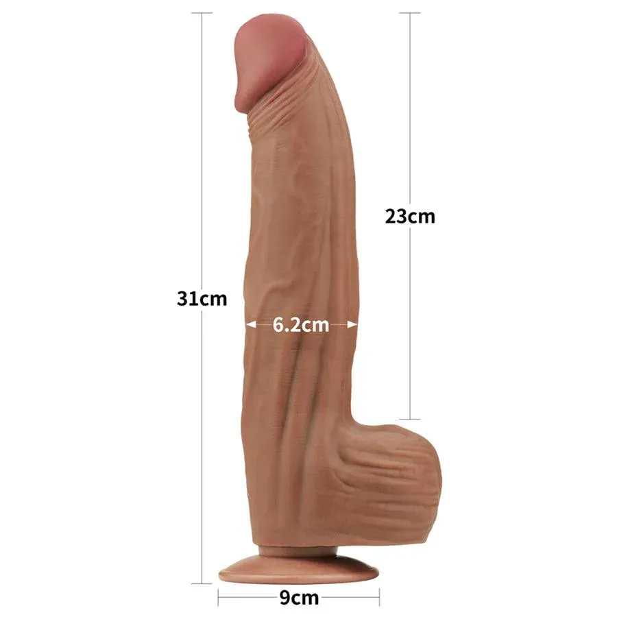 12 Inches Realistic Giant Dildo