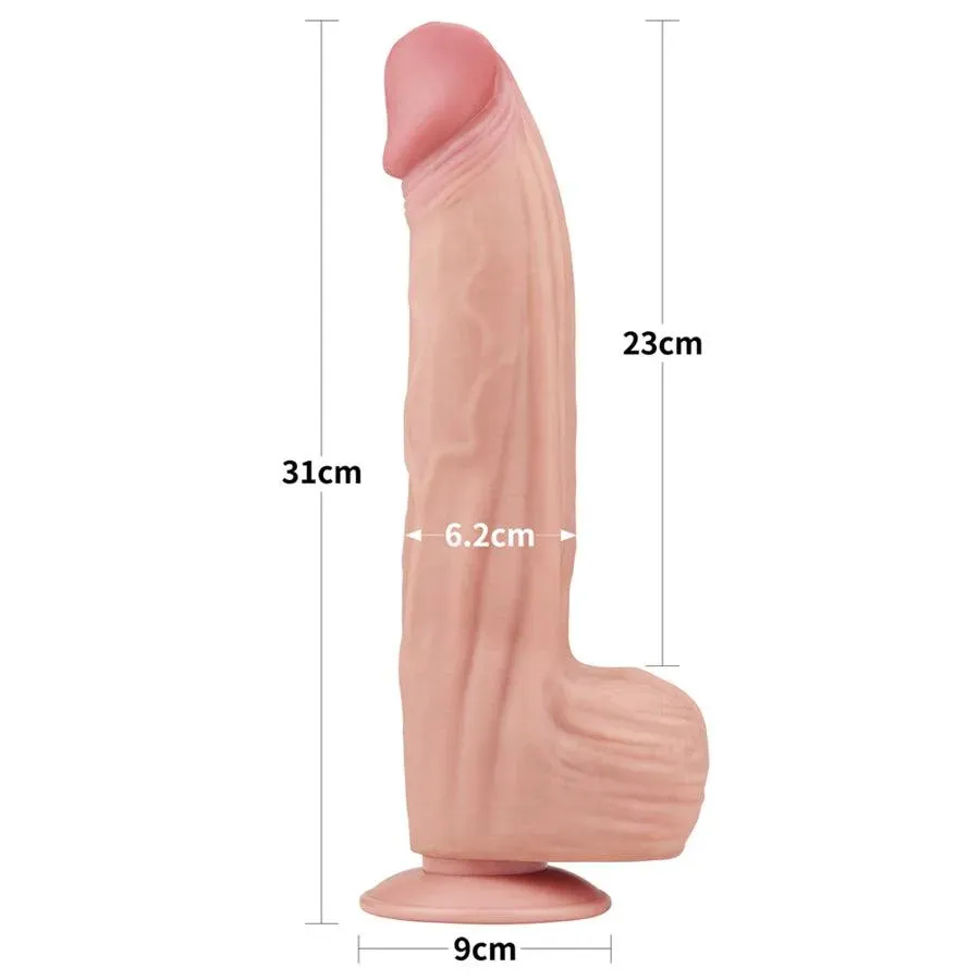 12 Inches Realistic Giant Dildo