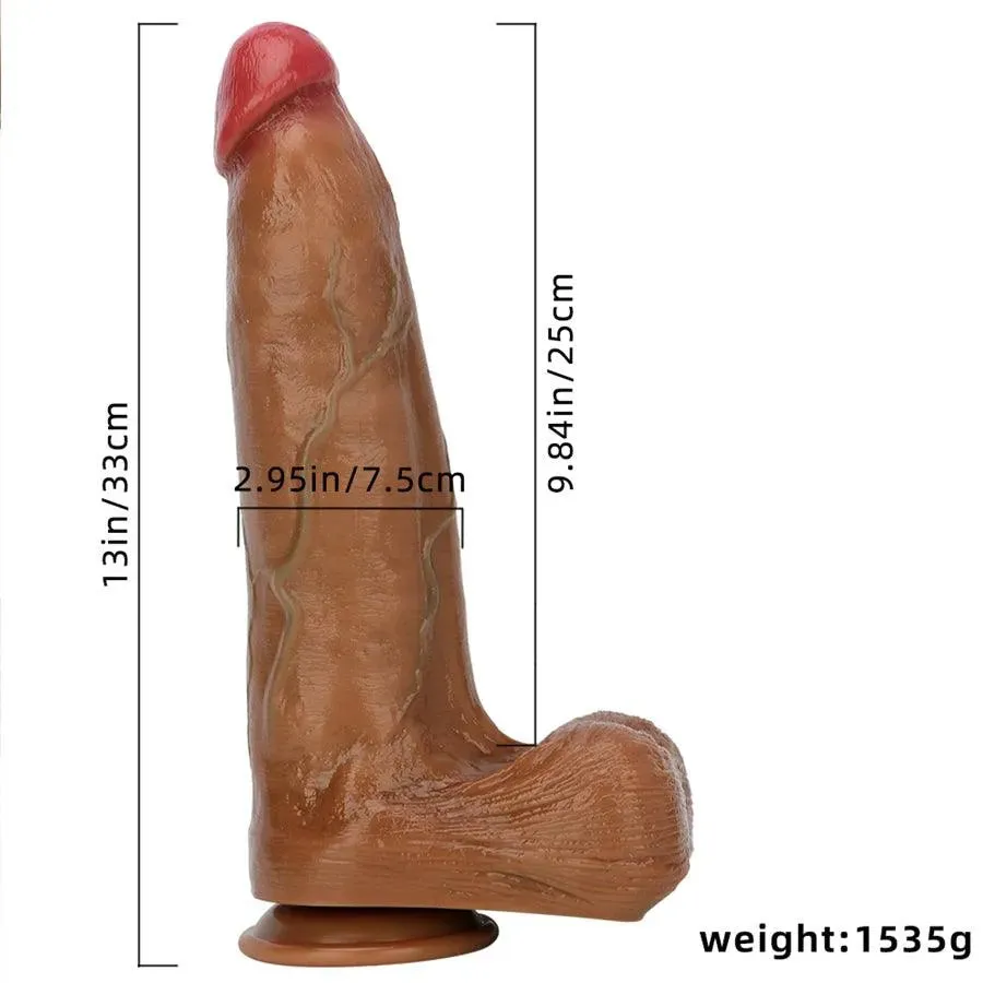 13 Inches Silicone Huge Dildo