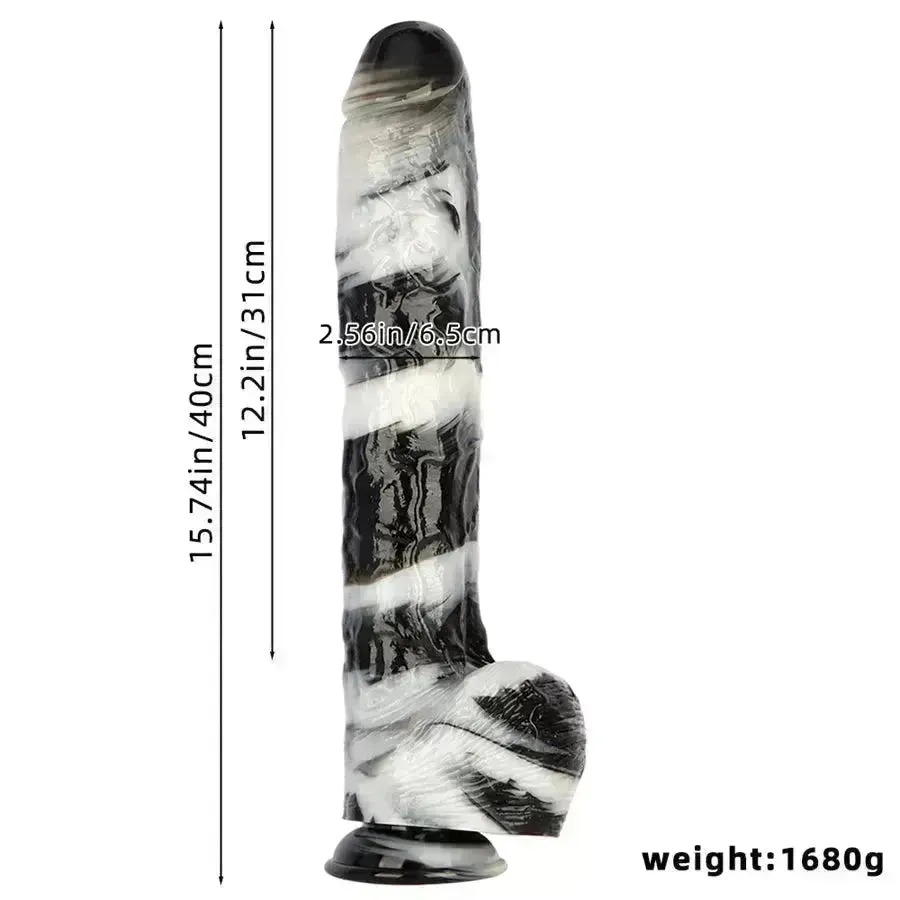 15 Inches Life Like Big Dildo