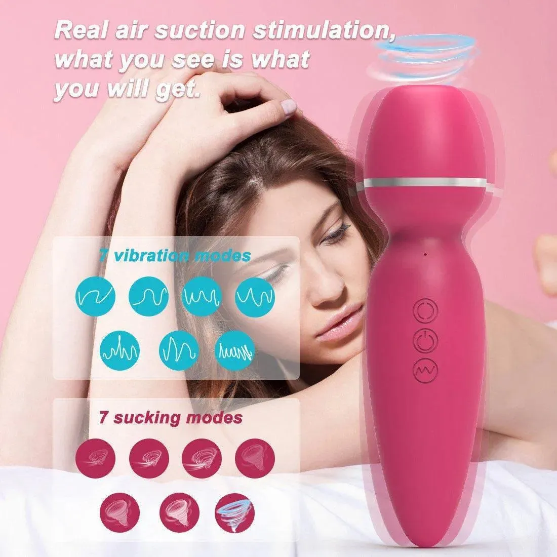 2-In-1 Clit Suction Vibrator for Women