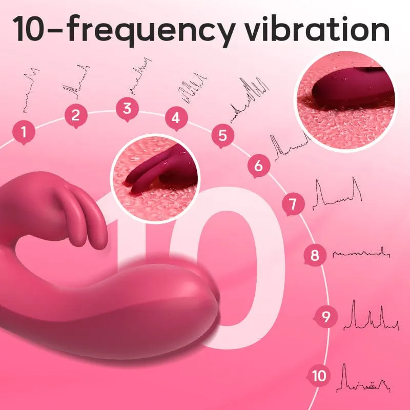 2 In 1 Rabbit G Spot Vibrator For Clitoris G-spot Stimulation