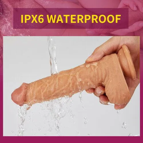 3 Functions Multiple Combination Lifelike Heating Dildo Thrusting Realistic Dildos