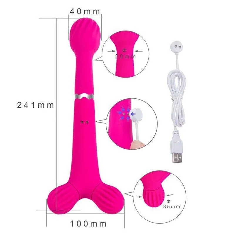 3 Head Face Roller Massager for Women
