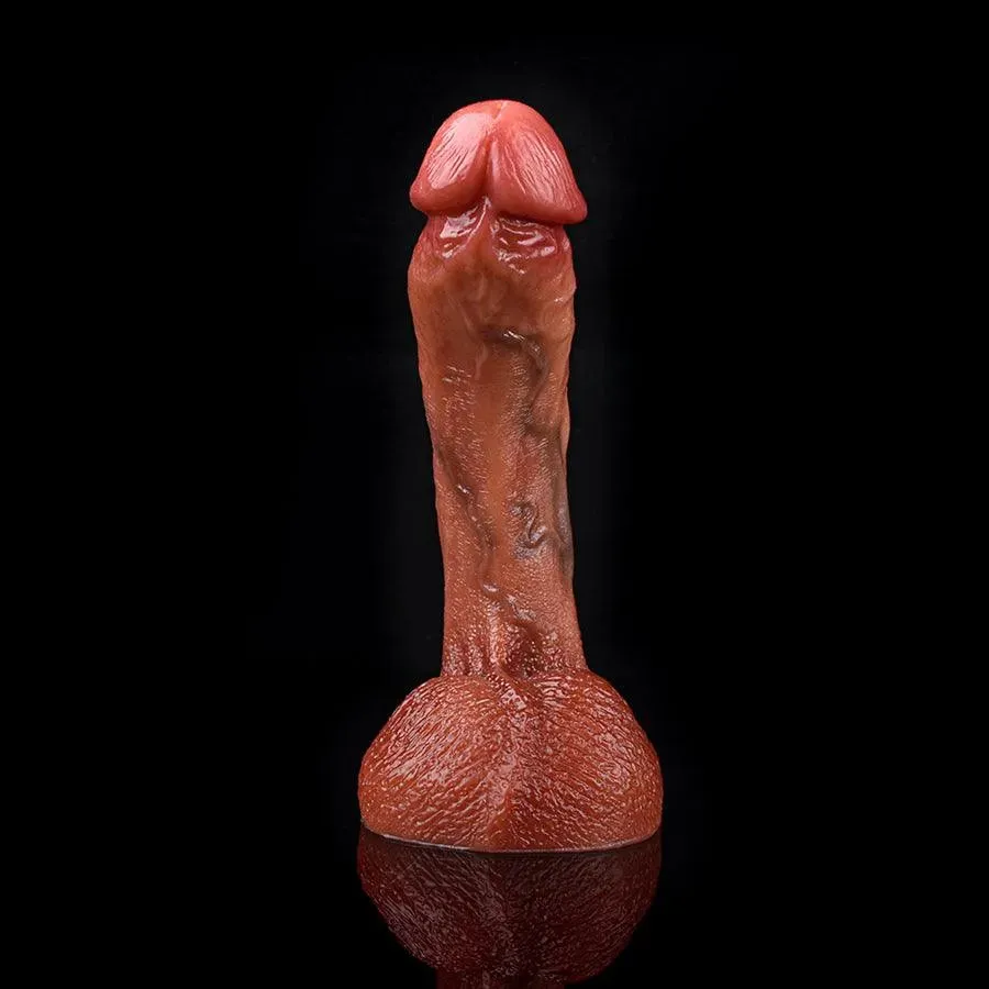 6.9 Inches Life Like Suction Cup Soft Dildo Toy
