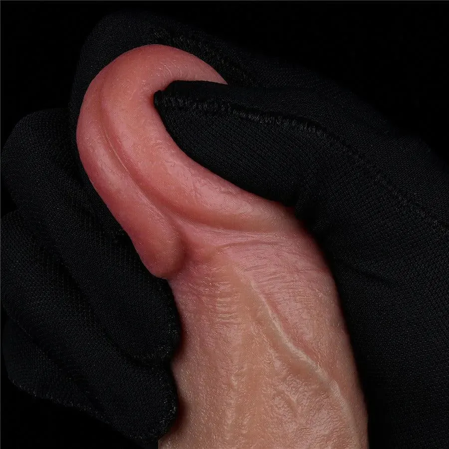 7 Inches Coffee Realistic Suction Cup Dildo for Women