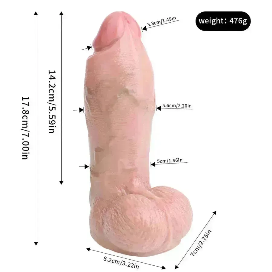7 Inches Silicone Real Feel Dildo