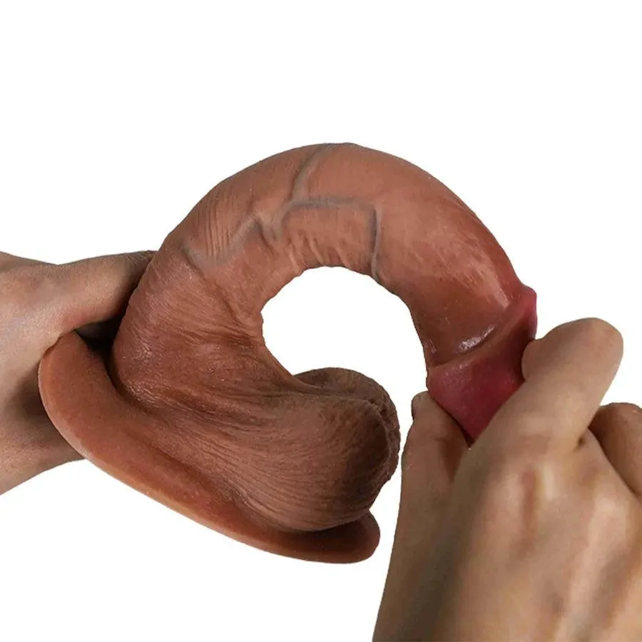 7 Inches Sliding Eggs Realistic Dildo