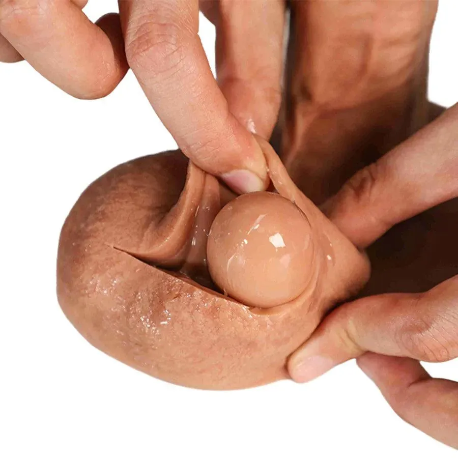 7 Inches Sliding Eggs Realistic Dildo