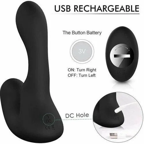 9 Pattern Vibration Double Motor 30° Wave-Motion Prostate Massager
