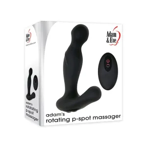 Adam & Eve - Adam's Remote Control Rotating P Spot Prostate Massager (Black)