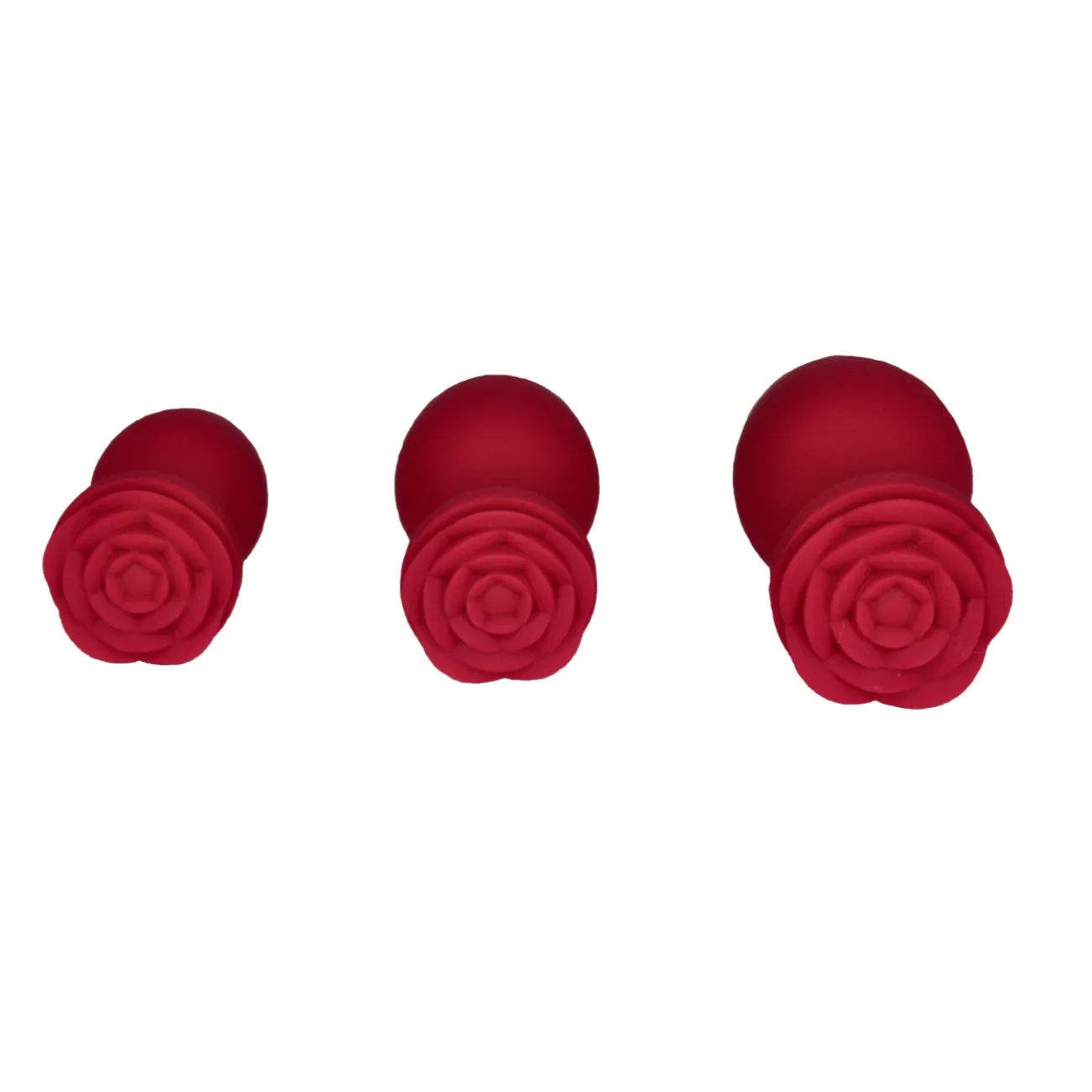 Adore U - Rosalina Silicone Rose Plug Trio