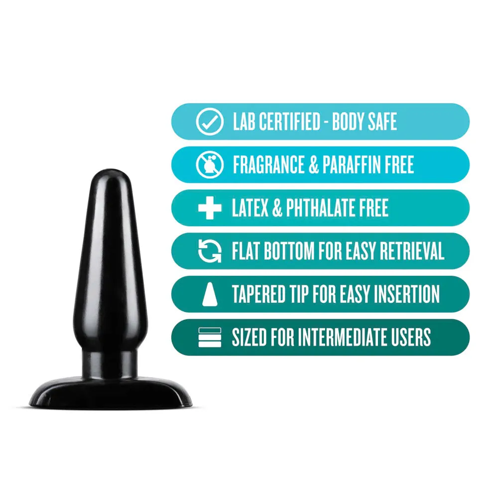 Anal Adventures PVC Basic Butt Plug - Medium