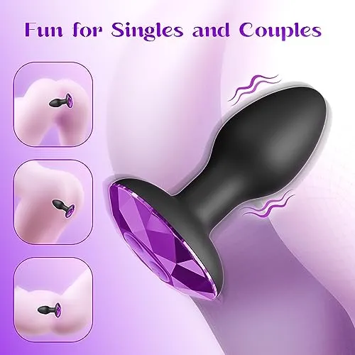 Anal Plug with Rotating & Vibration Settings