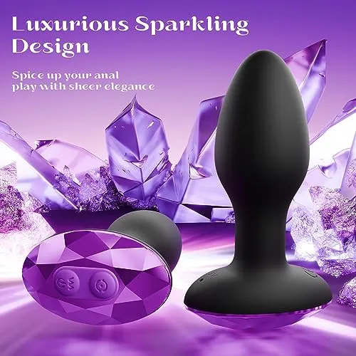 Anal Plug with Rotating & Vibration Settings