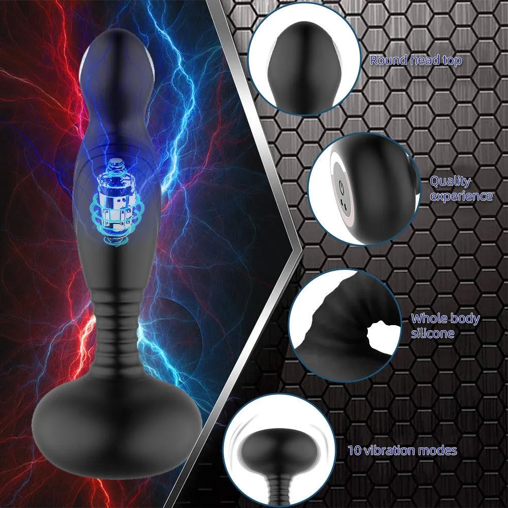 Anal Vibrator 10 Pulling And Vibrating Butt Plug Remote Control Prostate Massager