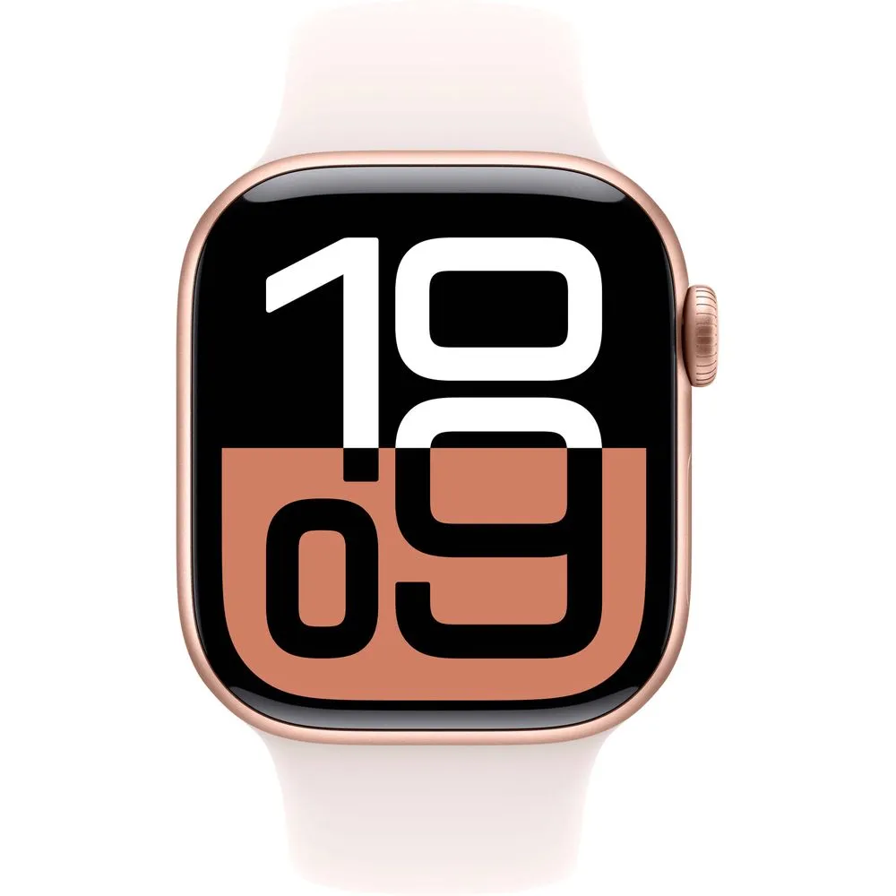 Apple Watch Gen 10 Series 10 Cell 42mm Rose Gold Aluminum - Light Blush Sport Band MWX93LW/A