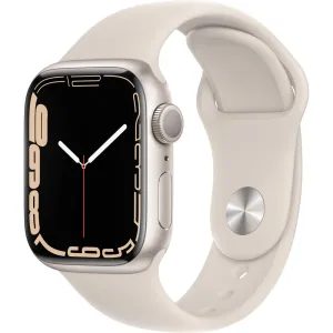 Apple Watch Gen 7 Series 7 41mm Starlight Aluminum - Starlight Sport Band MKMY3LL/A