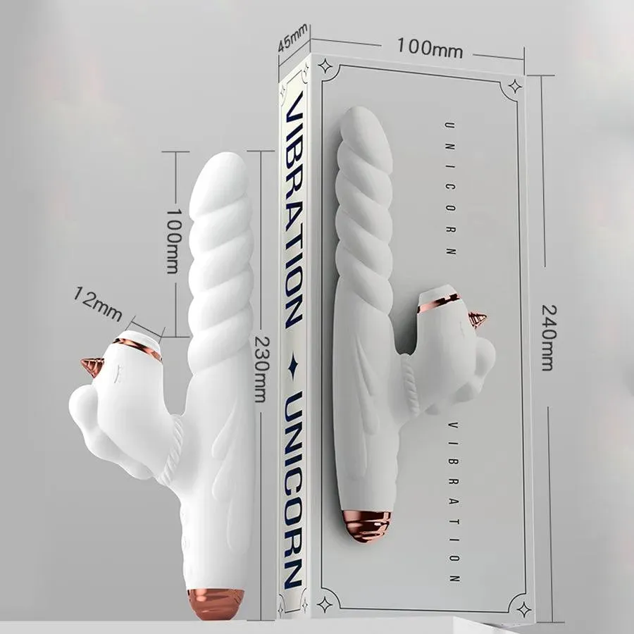 Automatic Heating Thrusting Vibrator with Clit Sucker
