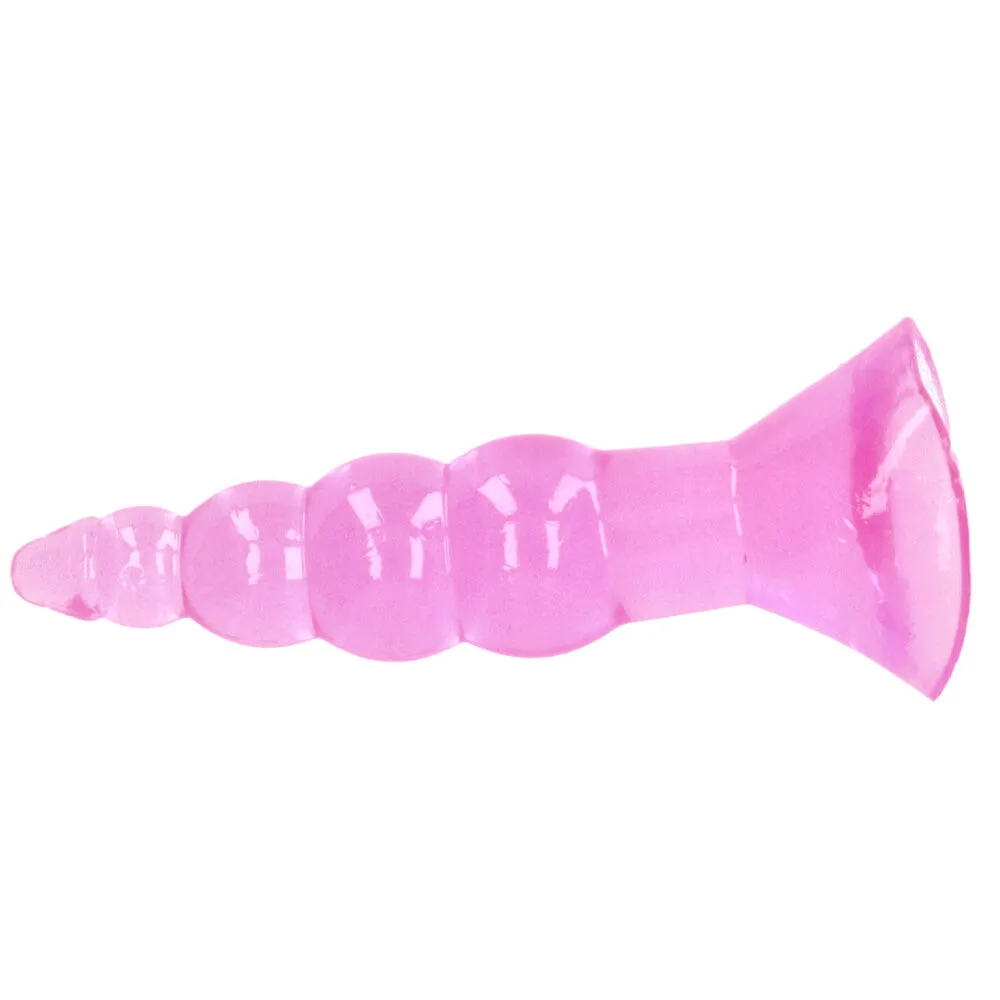 Beaded and Tapered Anal Plug
