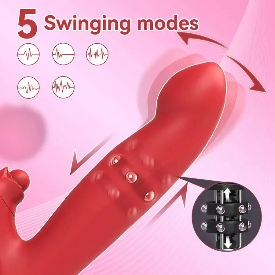 Beads Massage Finger Rabbit Vibrator
