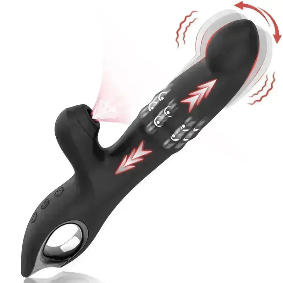 Beads Massage Finger Rabbit Vibrator