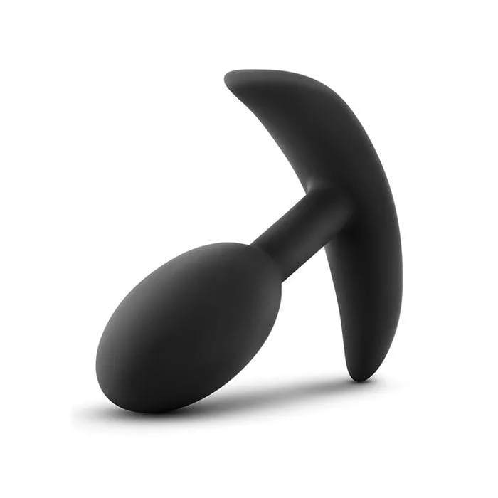 Blush Novelties - Luxe Wearable Vibra Slim Anal Plug Small (Black)