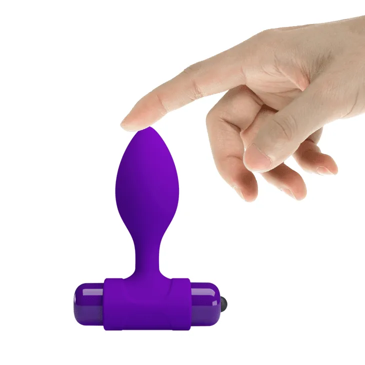 Butt Plug - Vibrating Small Starter Silicone Plug
