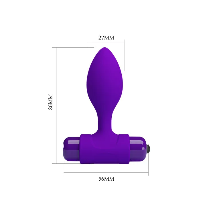Butt Plug - Vibrating Small Starter Silicone Plug