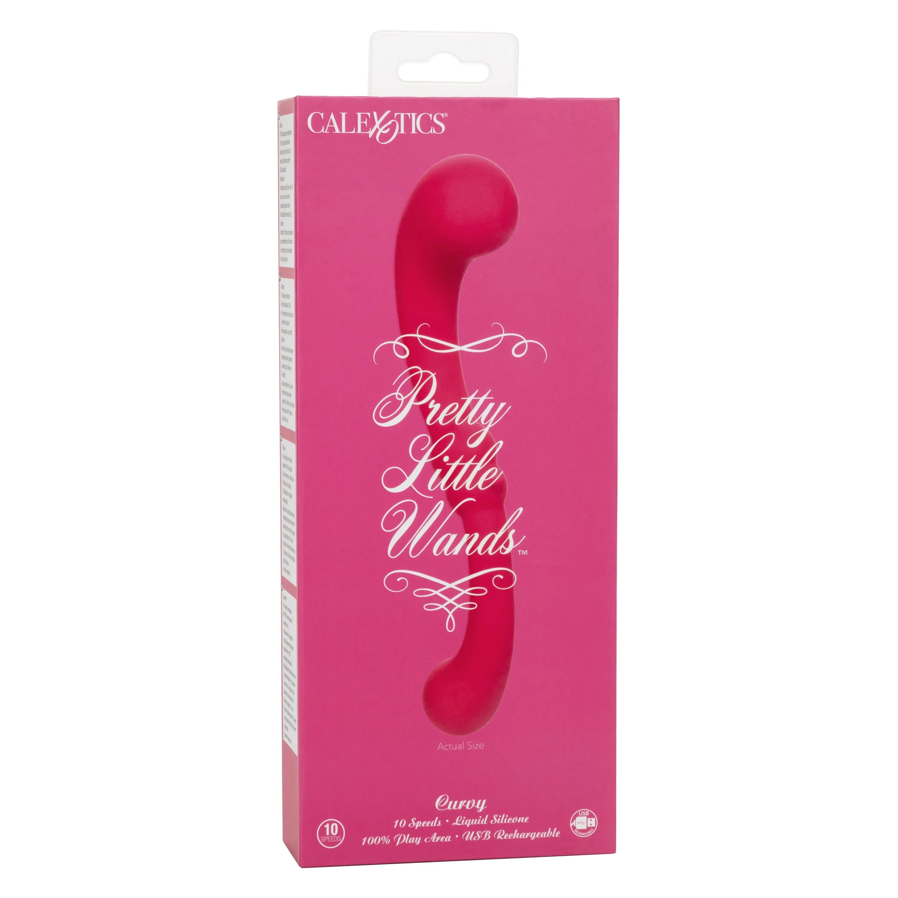 California Exotics - Pretty Little Wands Curvy Flexible G Spot Vibrator (Pink)