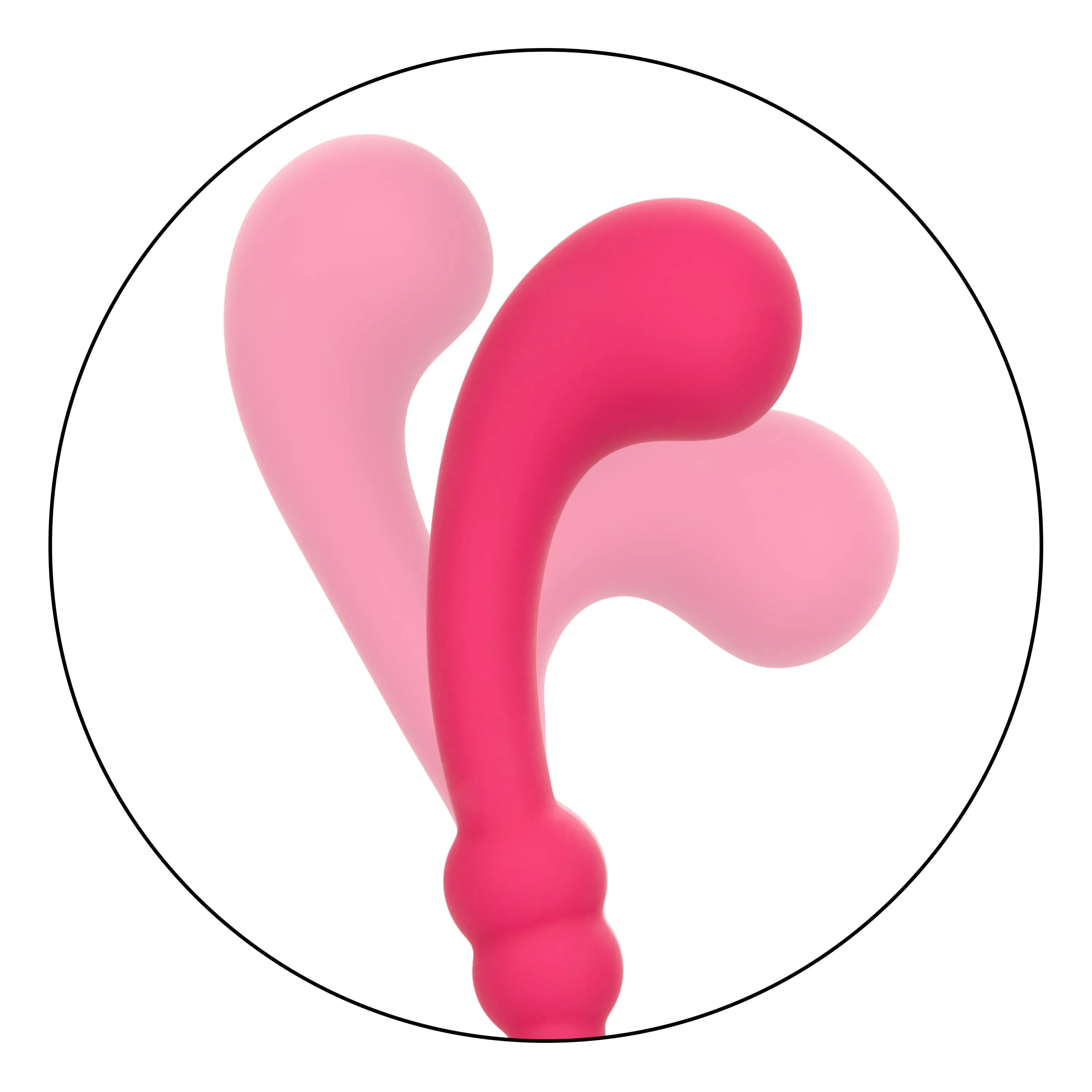 California Exotics - Pretty Little Wands Curvy Flexible G Spot Vibrator (Pink)