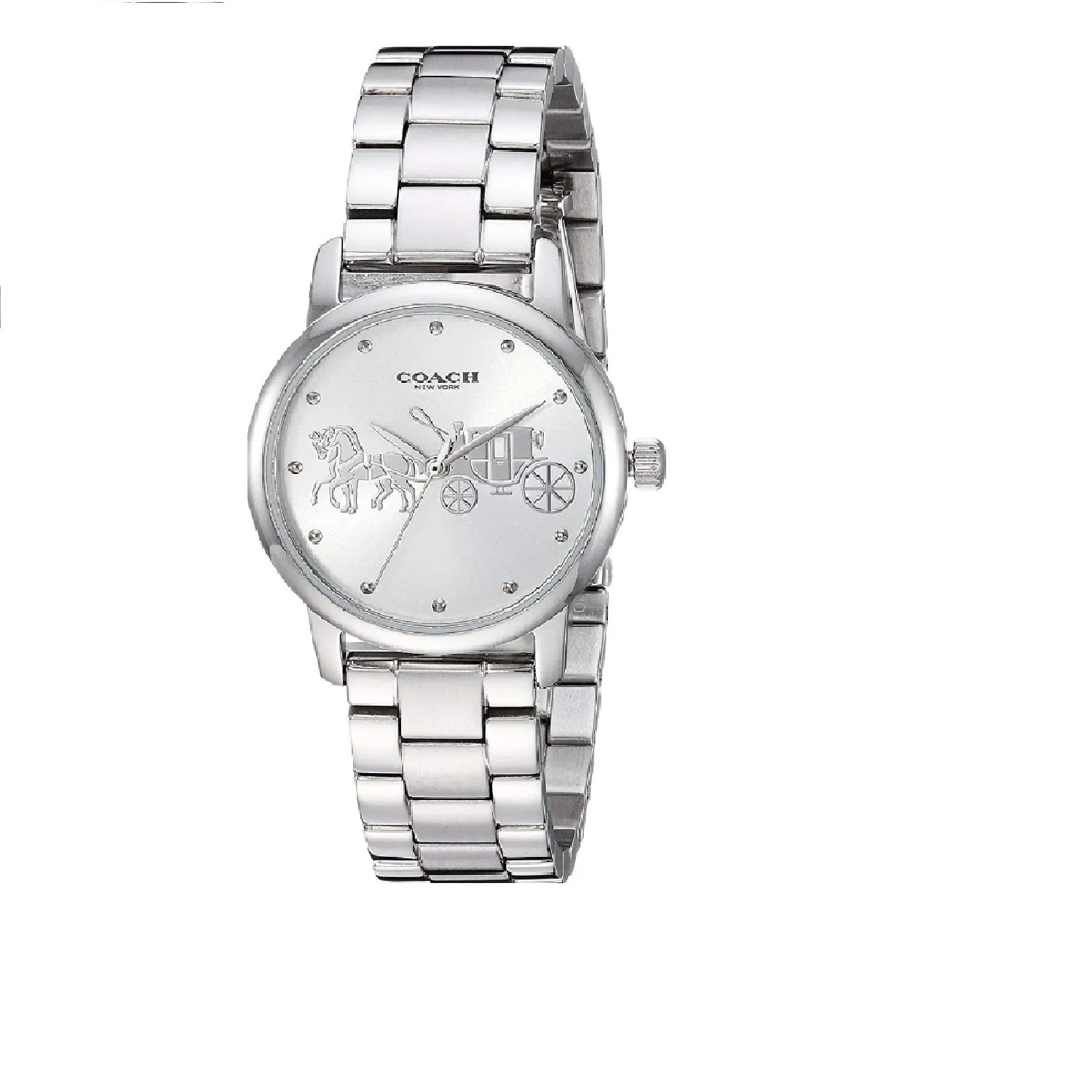 Coach 14502975 Women's Grand - Silver White One Size