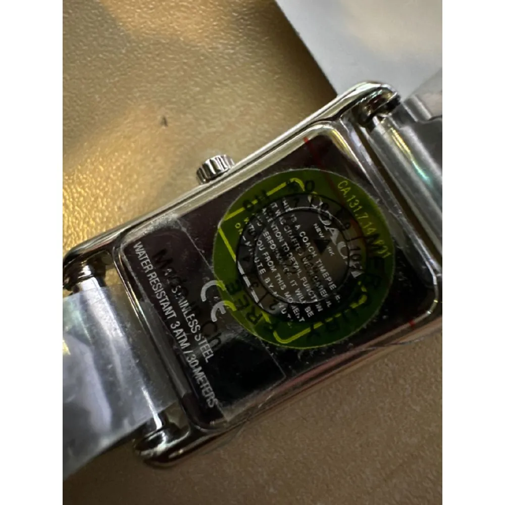 Coach Allie Quartz Crystal White Dial Ladies Watch