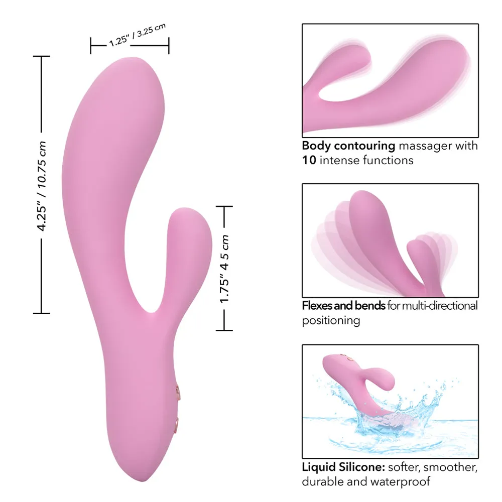 Contour Zoie Liquid Silicone Round Rabbit Vibrator