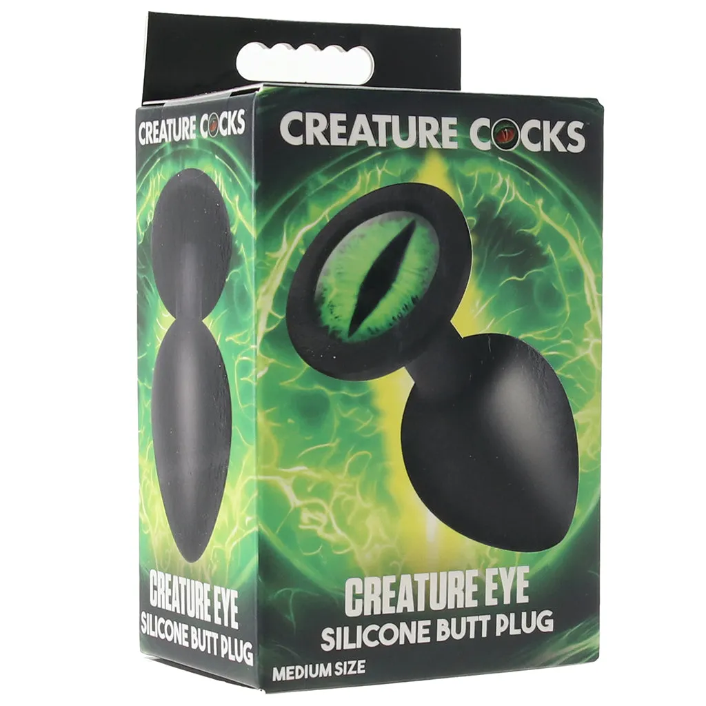 Creature Cocks Creature Eye Silicone Butt Plug in Medium