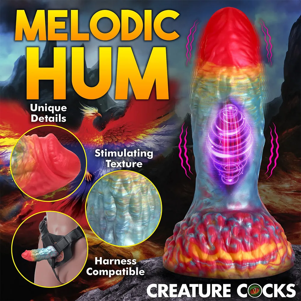 Creature Cocks Rainbow Phoenix Vibrating Monster Dildo