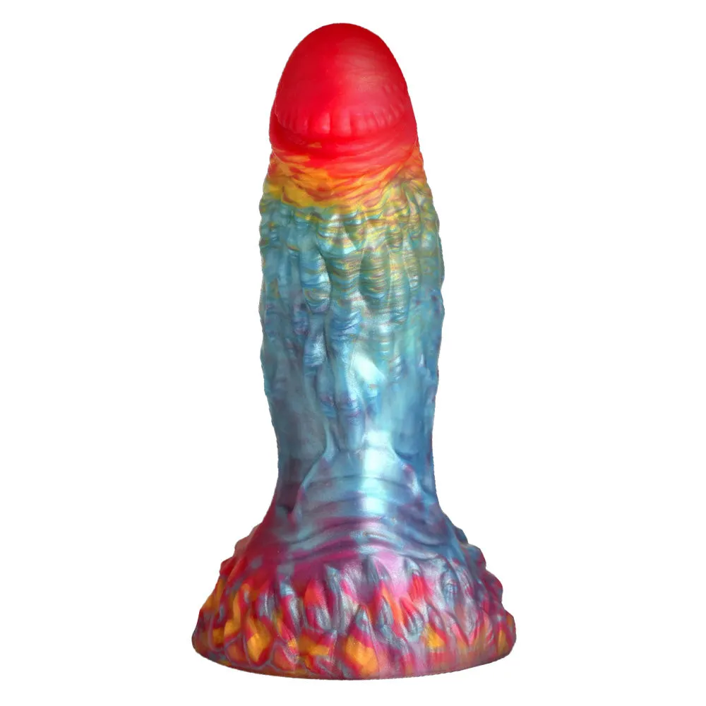 Creature Cocks Rainbow Phoenix Vibrating Monster Dildo