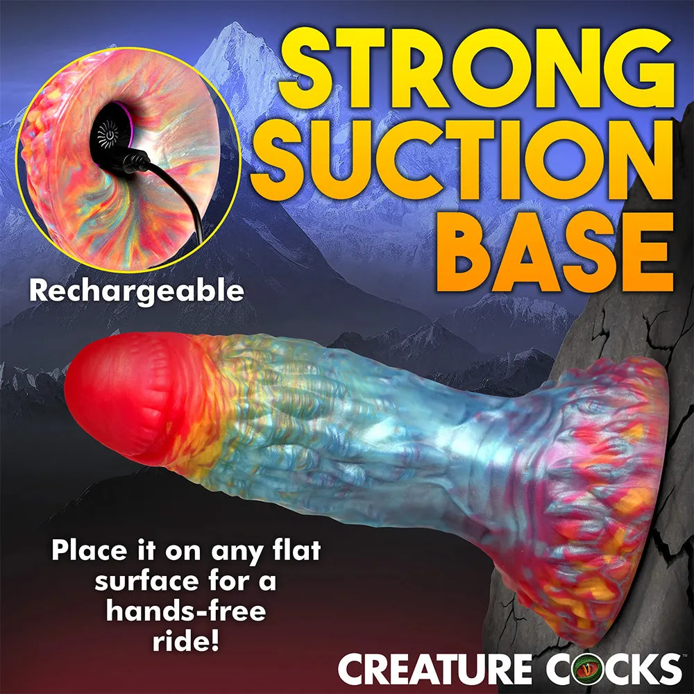 Creature Cocks Rainbow Phoenix Vibrating Monster Dildo
