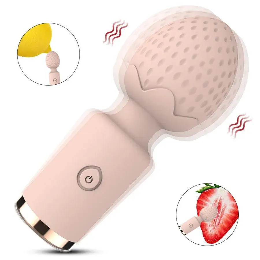 Cute Strawberry Mini Vibrator for Women