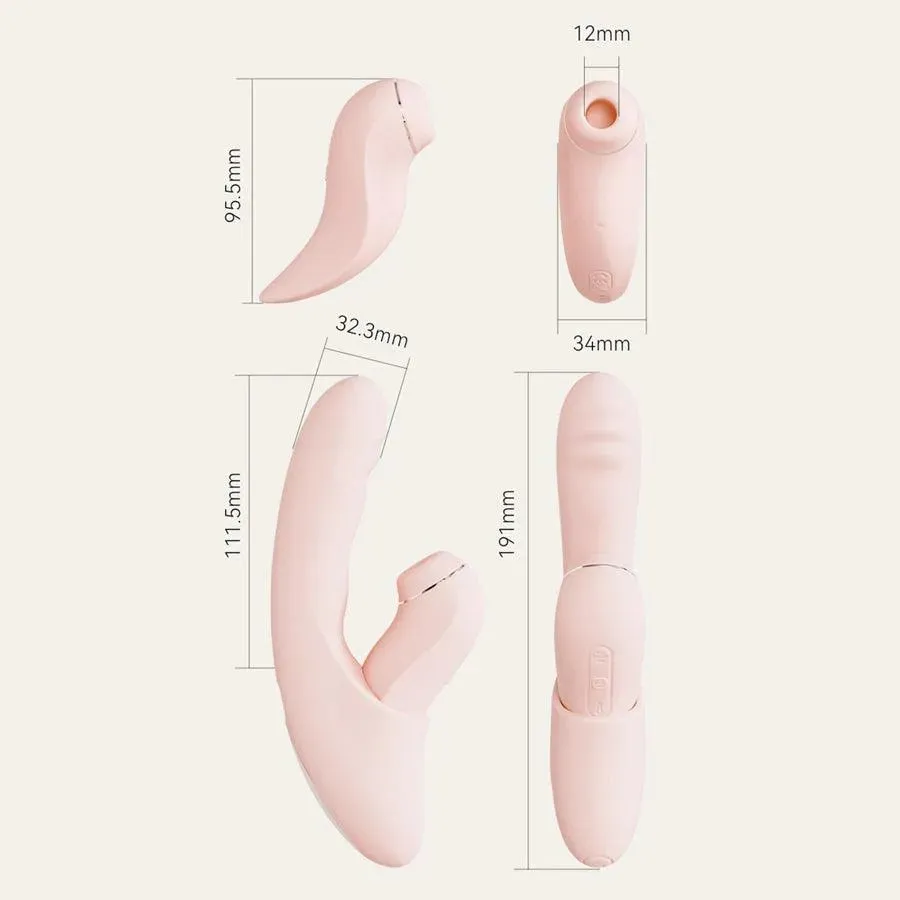 Detachable Thrusting Rabbit Vibrator for Women