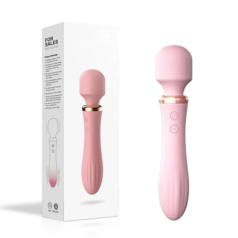 Dual Head Female Wand Vibrator