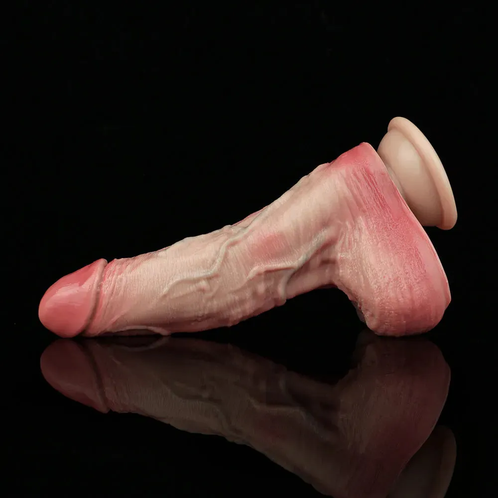 Dual-layer Silicone Dildo Penis