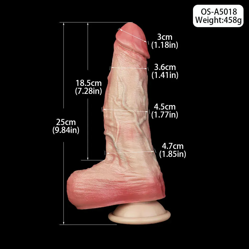 Dual-layer Silicone Dildo Penis