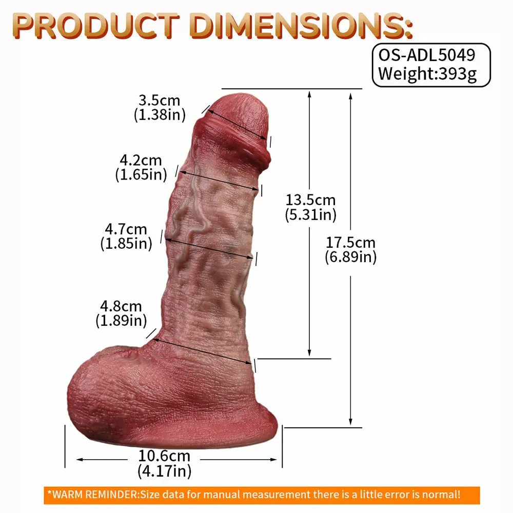 Dual-layer Silicone Realistic Cock