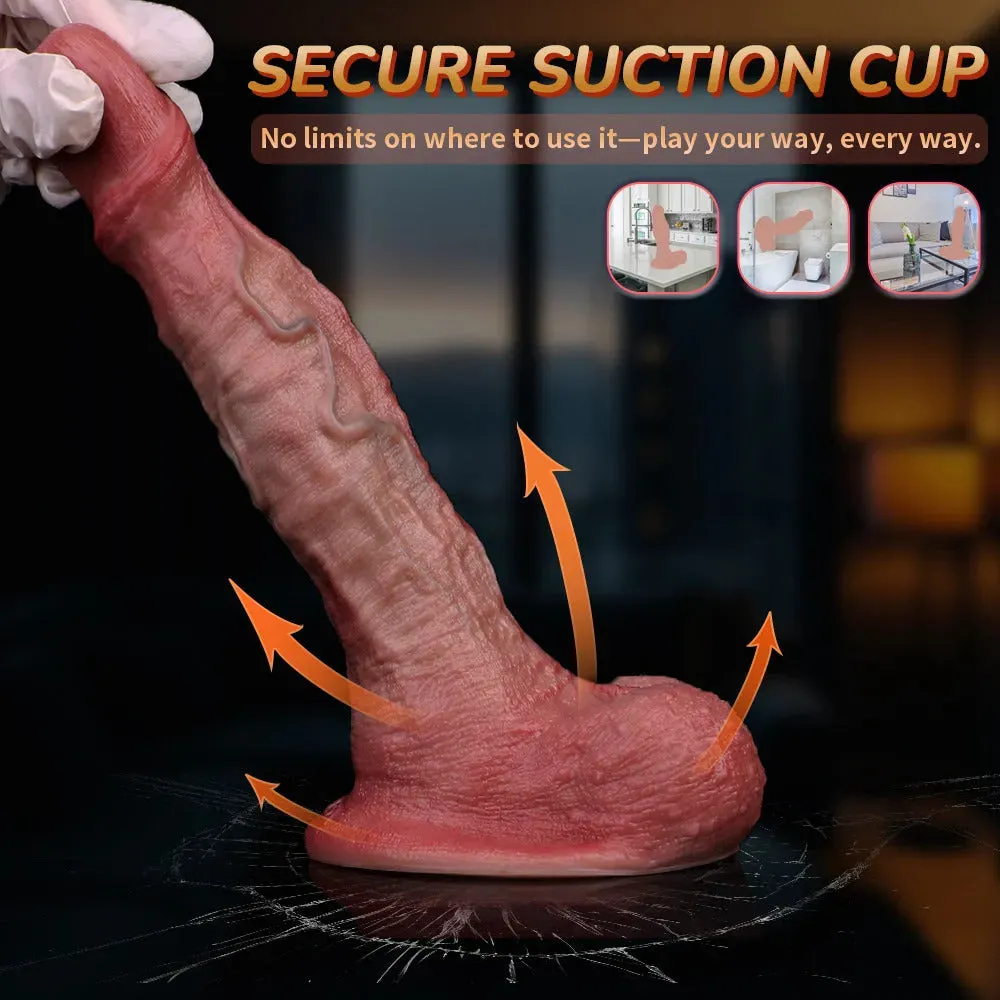 Dual-layer Silicone Realistic Cock