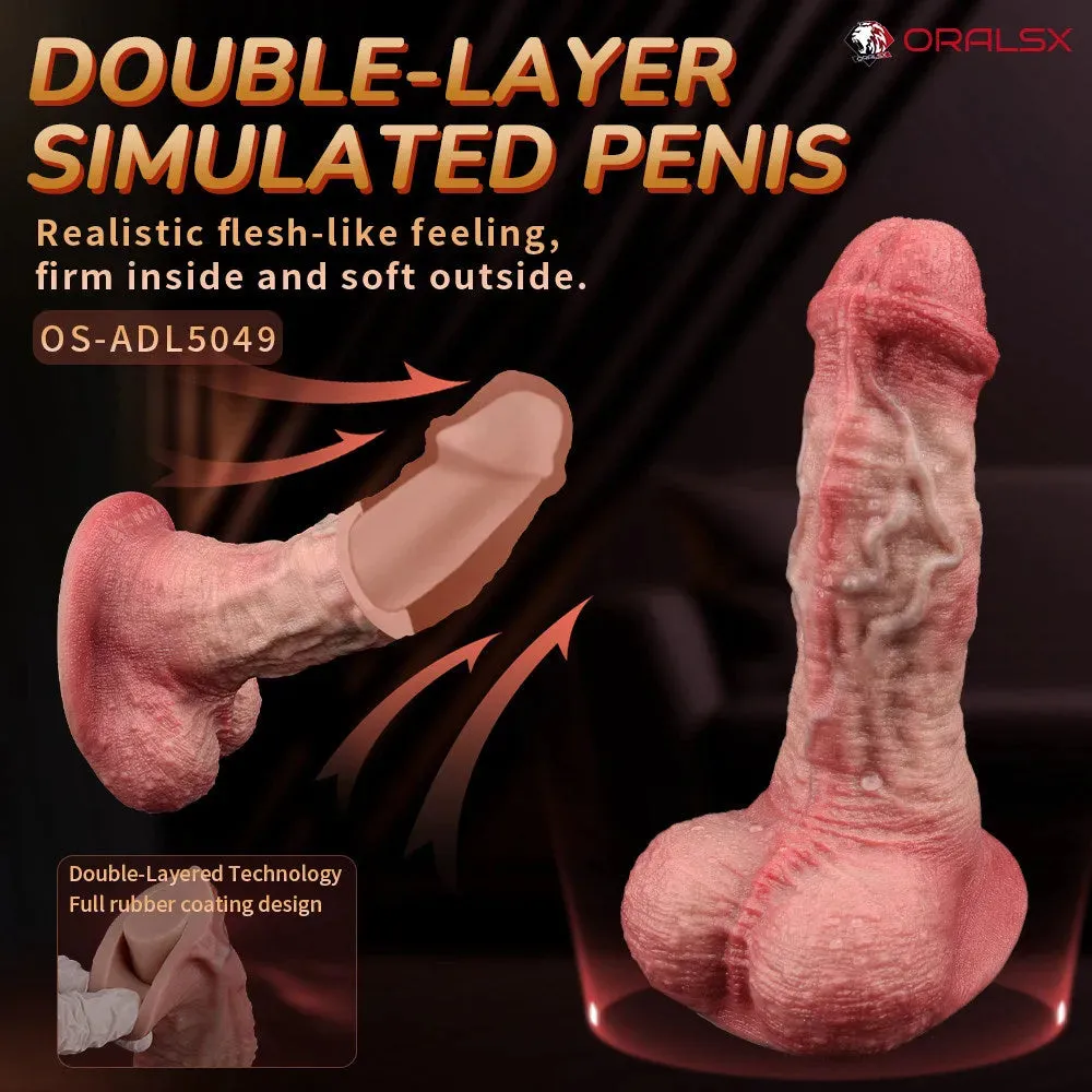 Dual-layer Silicone Realistic Cock